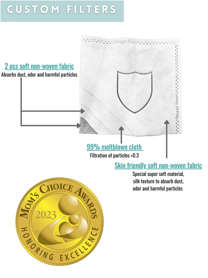 Snuggle Shield Car Seat Covers Snuggle Shield Custom Medical Grade Filter Refill Pack