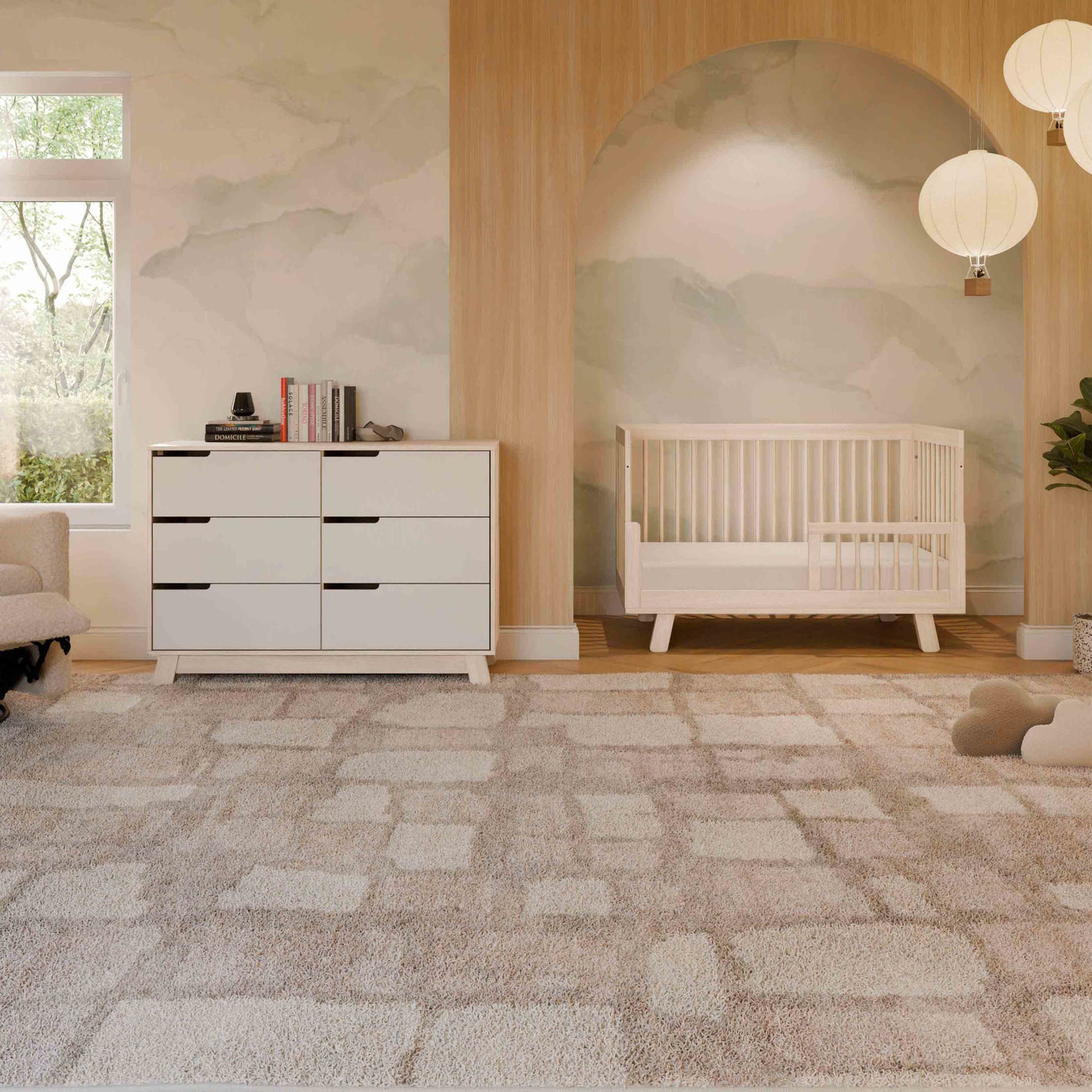 Babyletto Hudson 3-in-1 Convertible Crib with Toddler Bed Conversion Kit