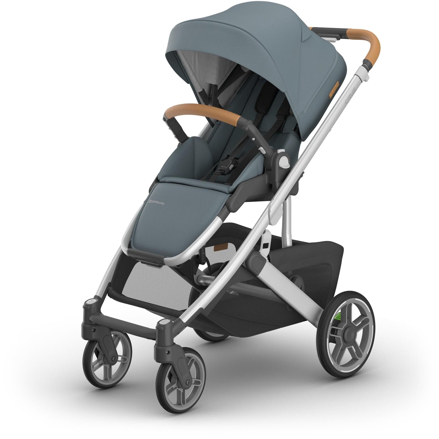 UPPAbaby Strollers - Single Callum (Stone Blue | Silver Frame | Sand Leather) UPPAbaby Cruz V3 Stroller