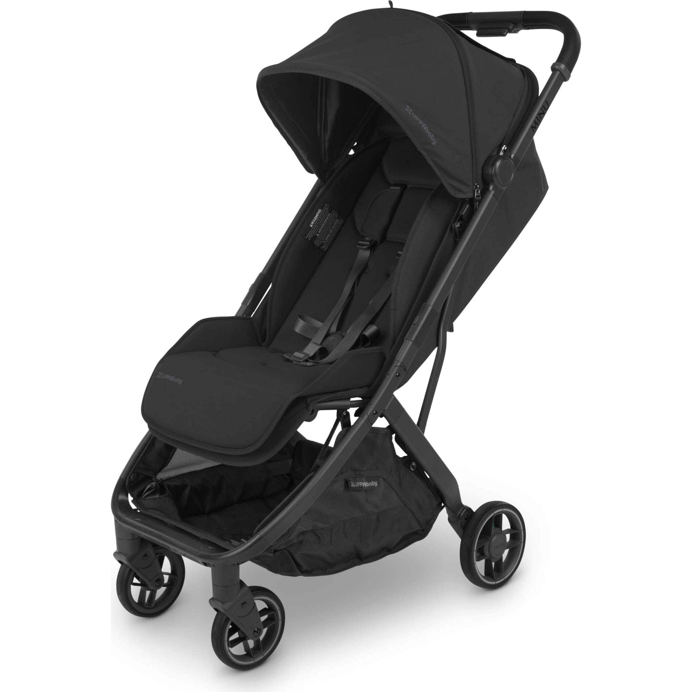 UPPAbaby Strollers - Single Jake (Charcoal | Carbon Frame | Black Leather) UPPAbaby Minu V3 Stroller