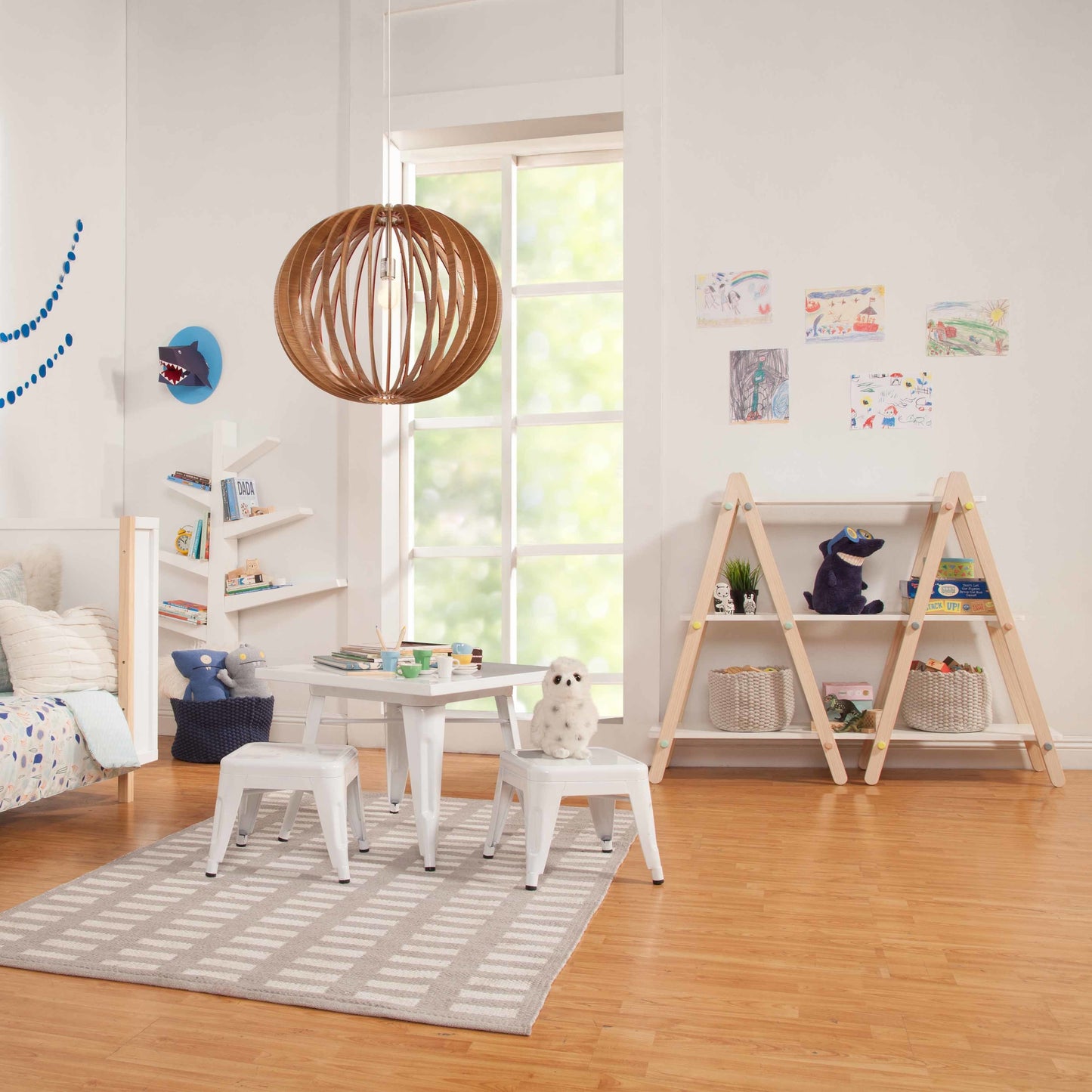 Babyletto Bookcases White / Washed Natural Babyletto Dottie Bookcase