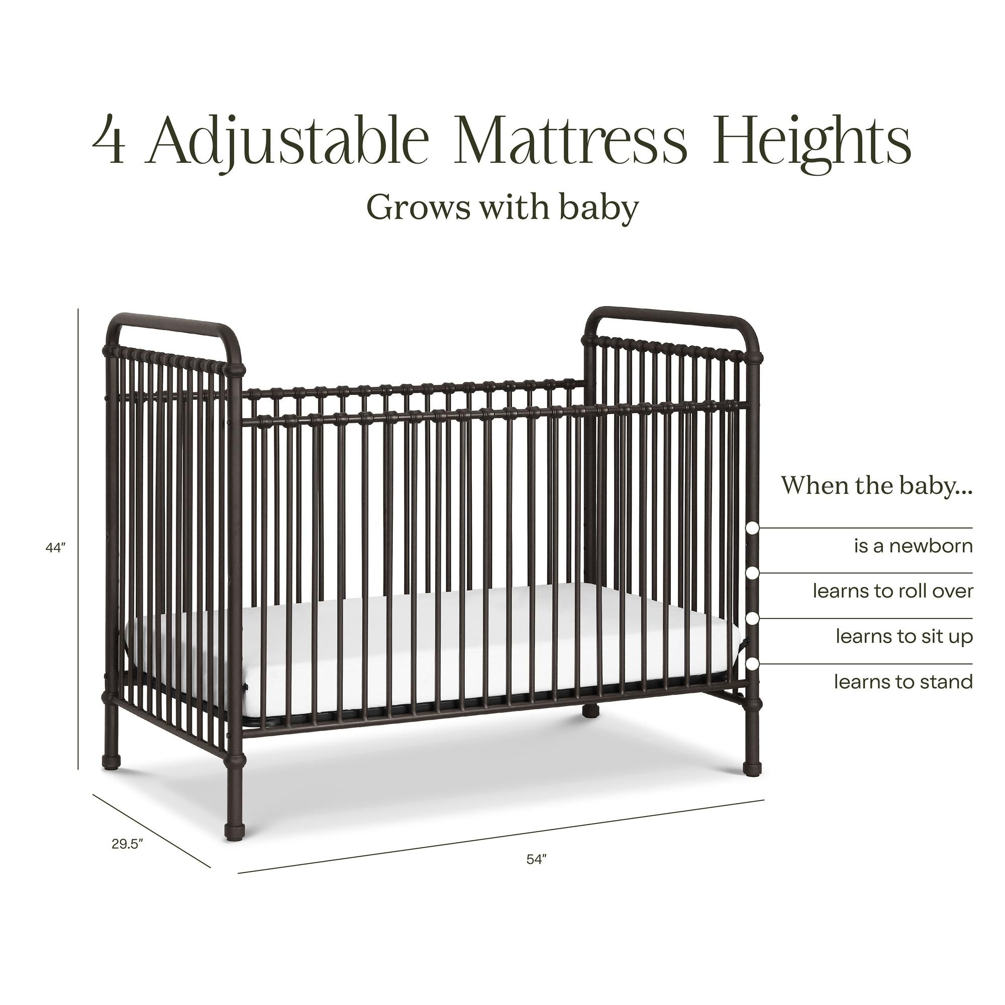 Namesake Abigail 3-in-1 Convertible Crib – Baby & Kids 1st