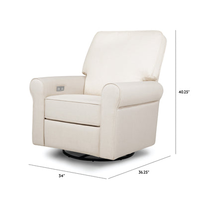 Monogram by Namesake Monroe Power Recliner and Swivel Glider