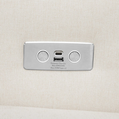 Babyletto Kiwi Electronic Recliner and Swivel Glider with USB port