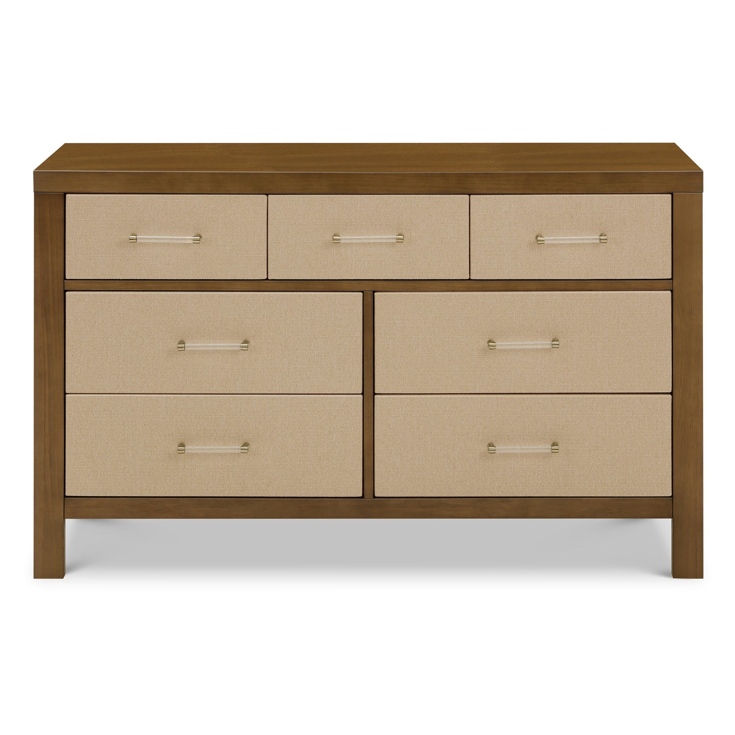 Eloise 7 Drawer Assembled Dresser Honey & Performance Sand Eco-Weave Eloise 7 Drawer Assembled Dresser Honey & Performance Sand Eco-Weave