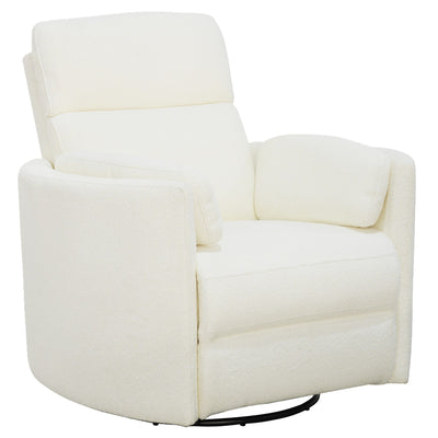 Orbit recliner in reveal oyster fabric
