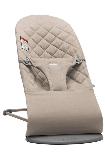 Baby Bjorn Baby Loungers Sand Gray Quilted Baby Bjorn Bouncer Bliss