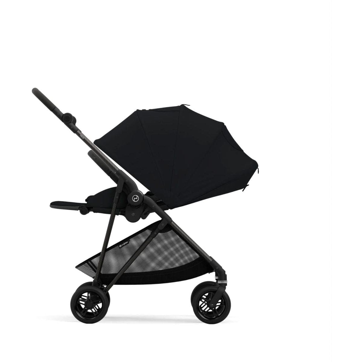 Cybex Strollers Moon Black Cybex Melio Carbon 3 Stroller