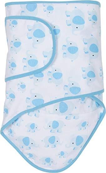 Miracle Wear Swaddles Blue Elephants The Miracle Blanket