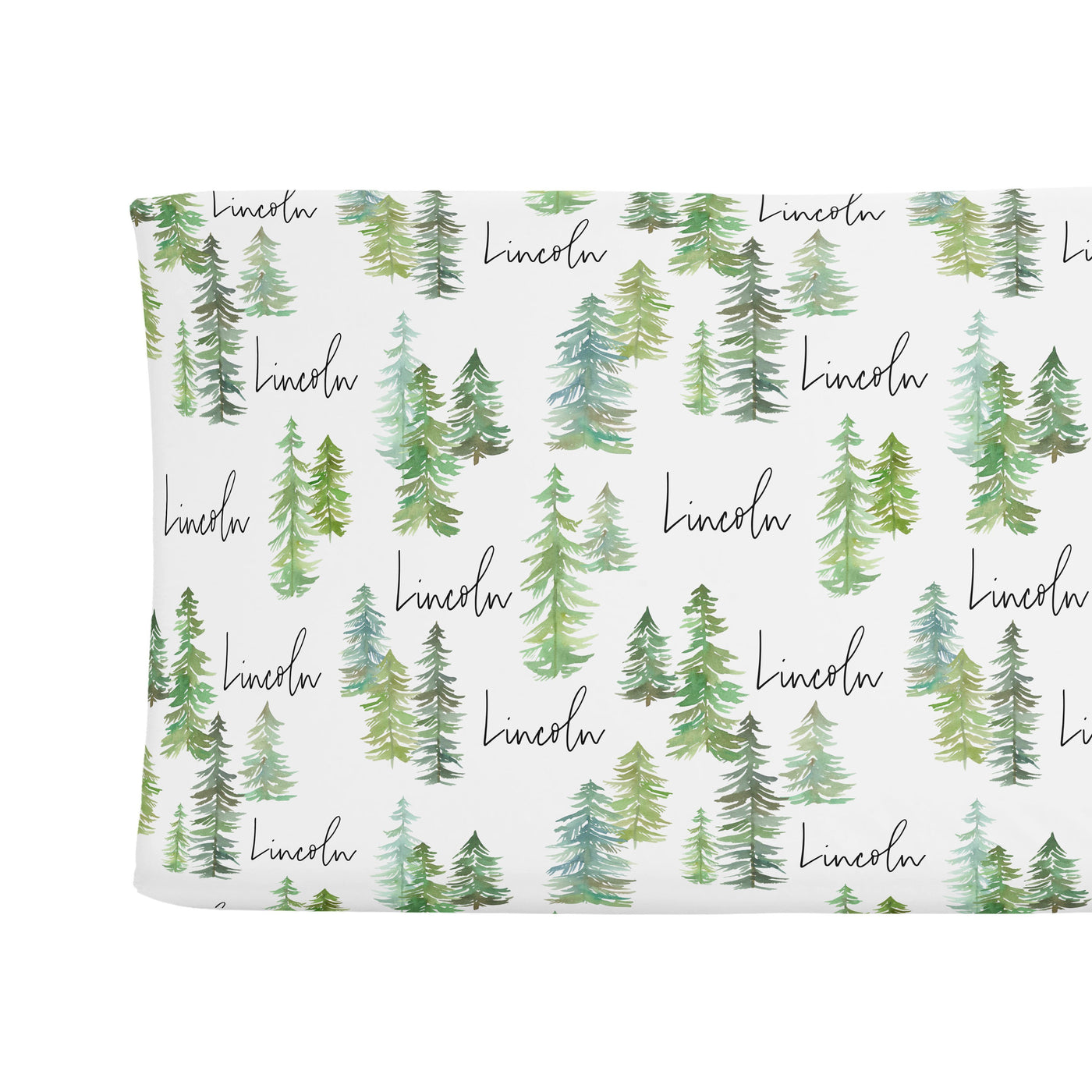 Sugar + Maple Changing Pad Cover - Pine Tree