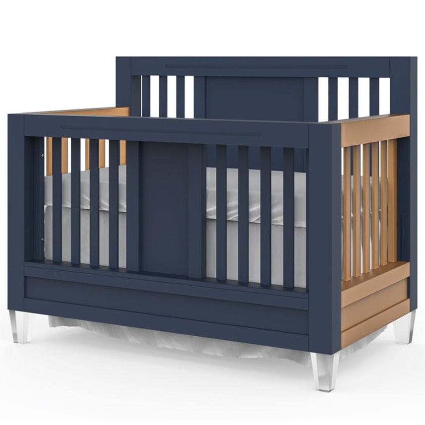 Romina Cribs Navy / Metallic Gold Romina Millenario Convertible Crib