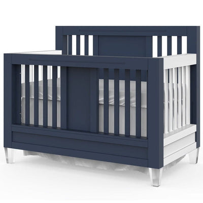 Romina Cribs Navy / Solid White Romina Millenario Convertible Crib