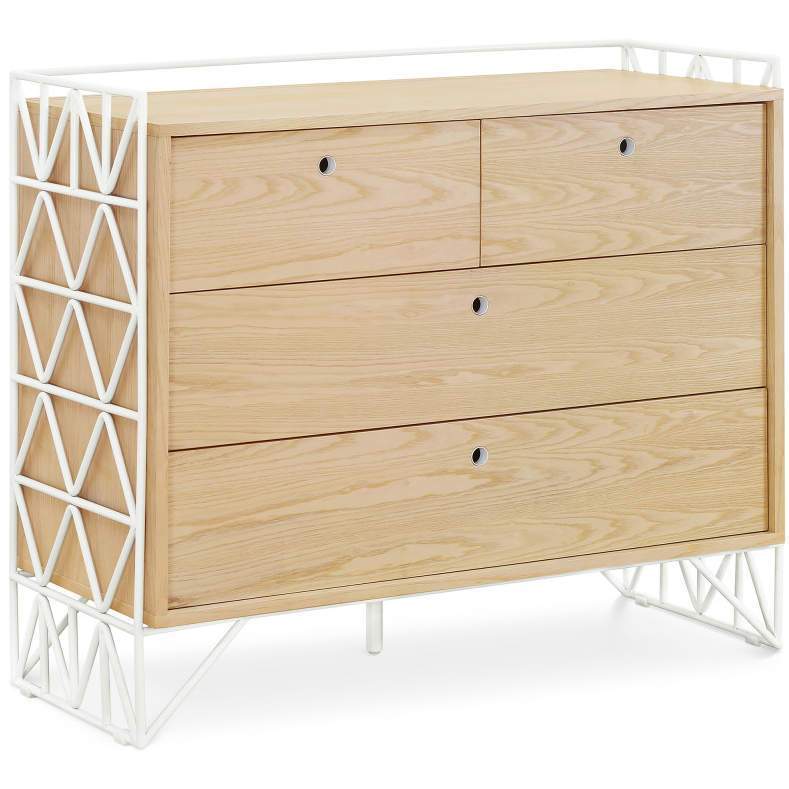 Ubabub Dressers Warm White / Natural Ubabub Mod 4-Drawer Dresser